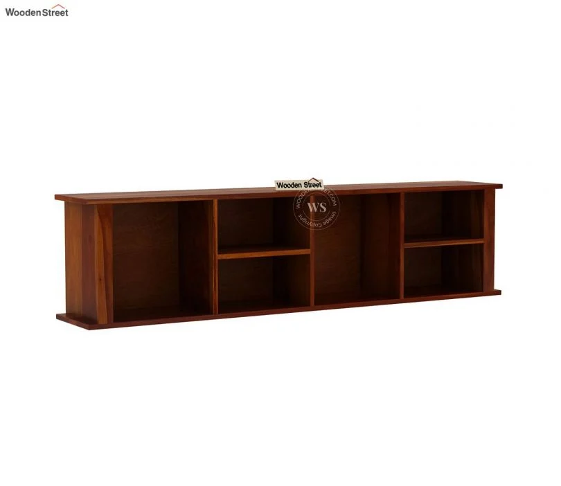 Tia Wall Shelf (Honey Finish)