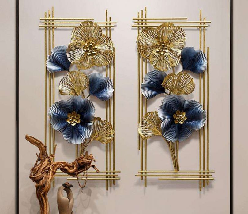 Twin Frames Metal Wall Art