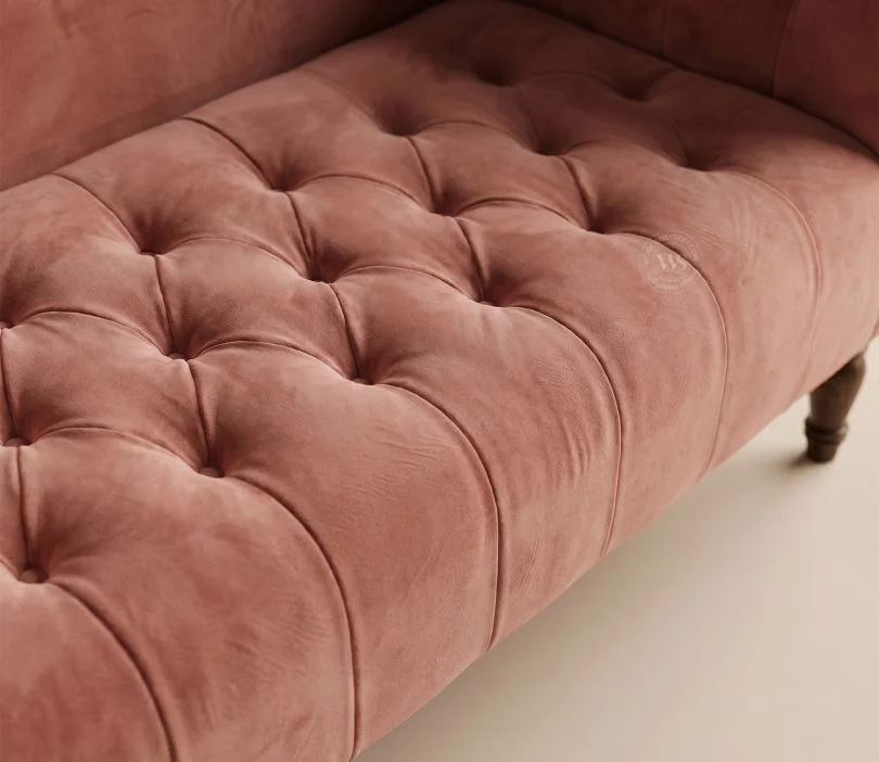 Bella Chaise Lounge (Salmon Pink)